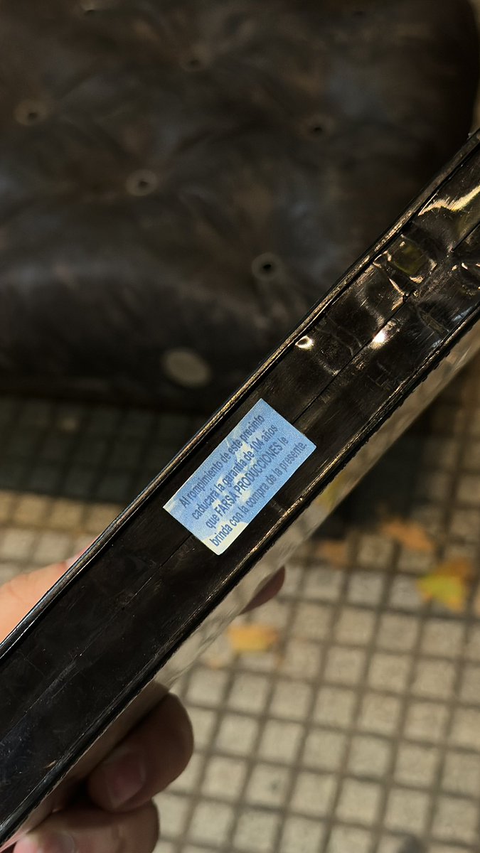 Anoche me regalaron esta joya con garantía y todo