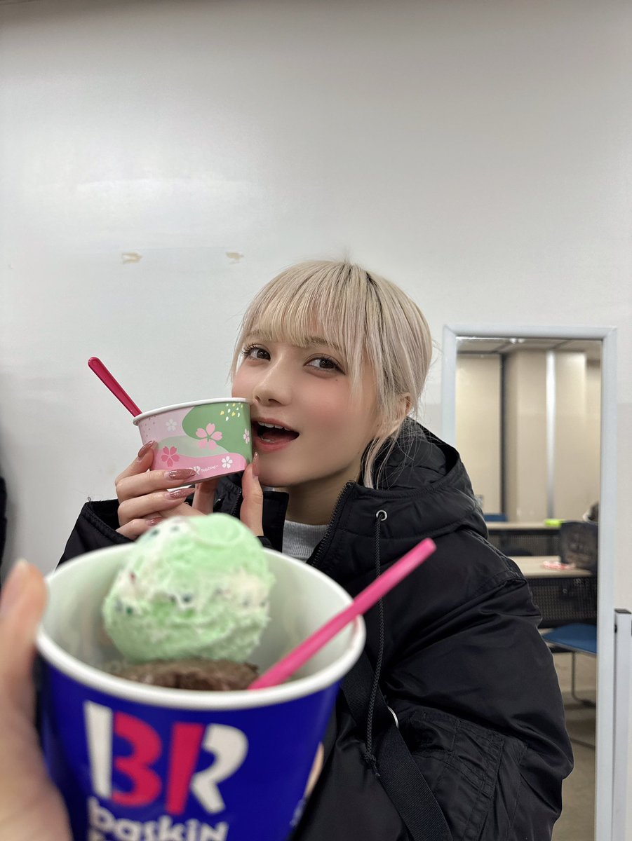 しーと番号のアイス食べれた！！！！3️⃣1️⃣