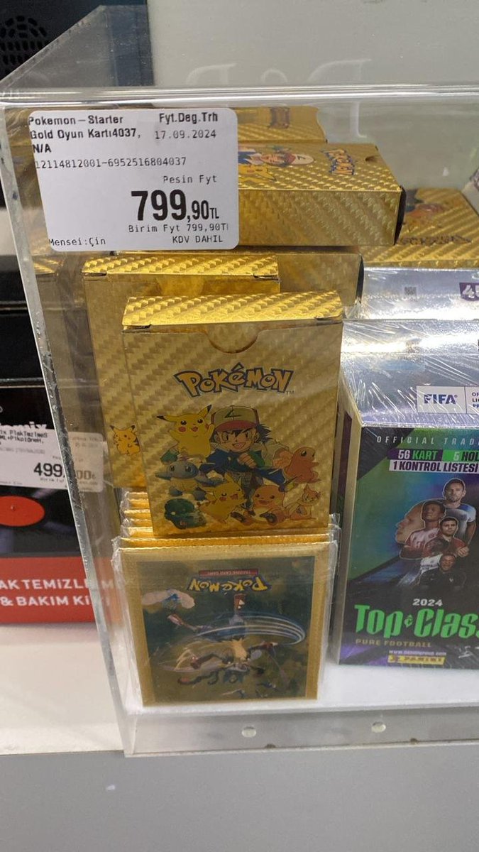 Dear <a href="/Nintendo/">任天堂株式会社</a> team,
I am writing to formally report a serious issue regarding the sale of counterfeit, unlicensed Pokémon trading cards in Turkey. 

It has come to my attention that D&amp;R stores, a well-known retail chain in the country, are actively selling Pokémon cards that