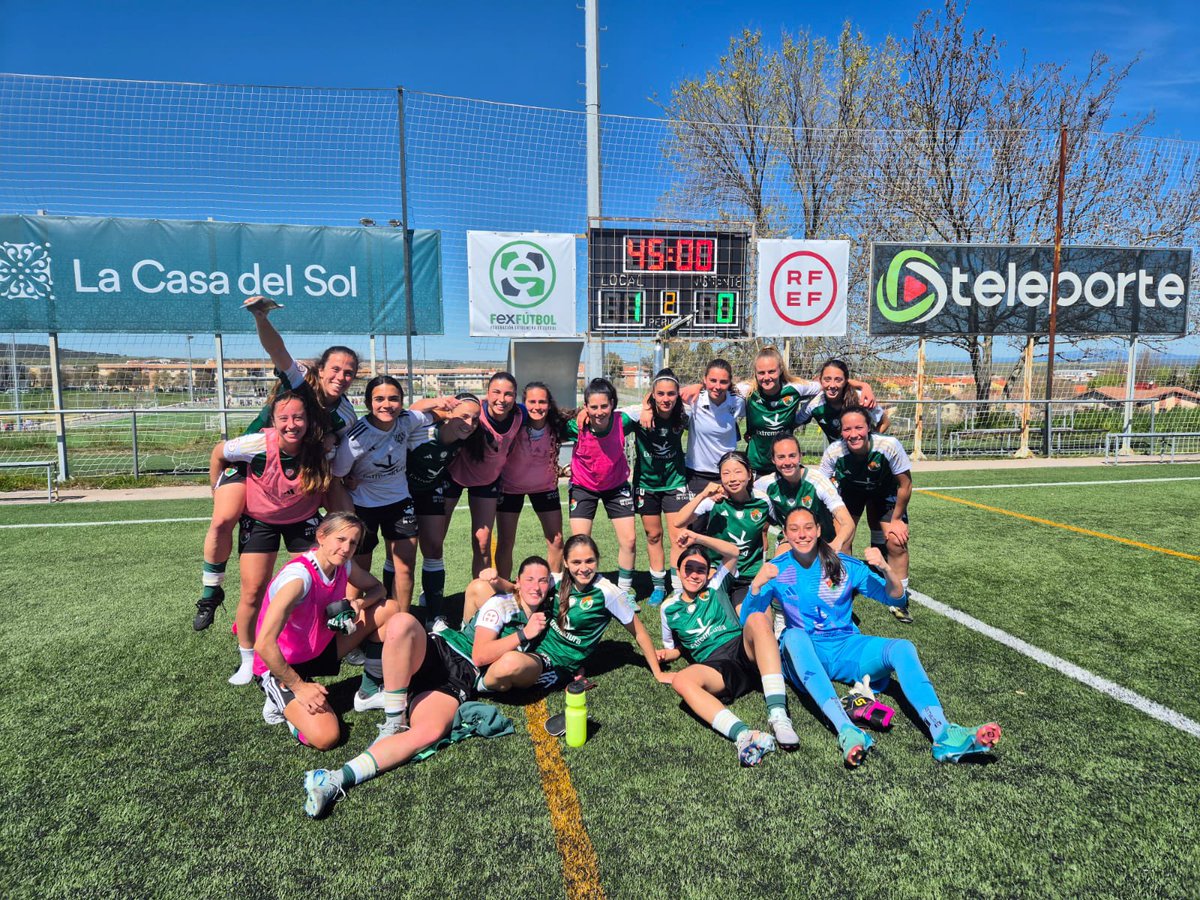 🍍💪 ¡Victoria que sabe a más de tres puntos!

#CacereñoFemAtlCDFemarguín 💚 1-0 ⚪️
