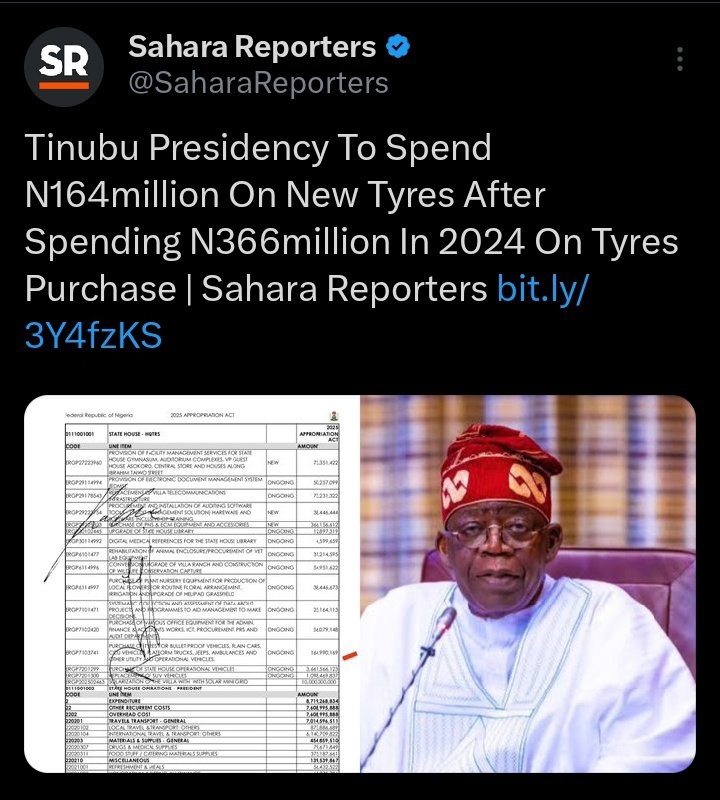 OnlyOffor's tweet image. Mr. President, spending #164 million on new tires is a huge cost. Instead, why not invest in local tire production? This will reduce future expenses, boost the economy, and create jobs for our people. A long-term solution is better than repeated spending.
