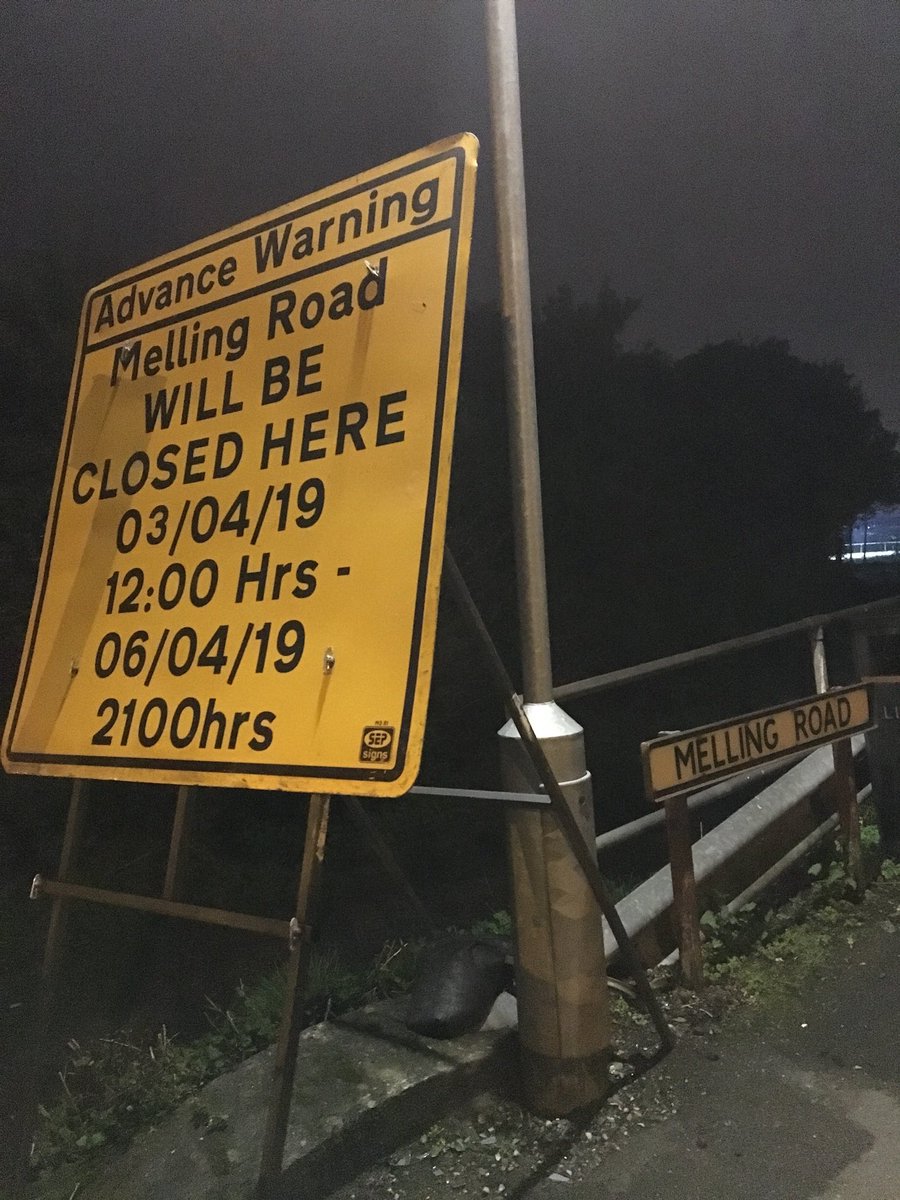 <a href="/Darren_Owen/">Darren Owen</a> Probably the best road closure sign in the world!