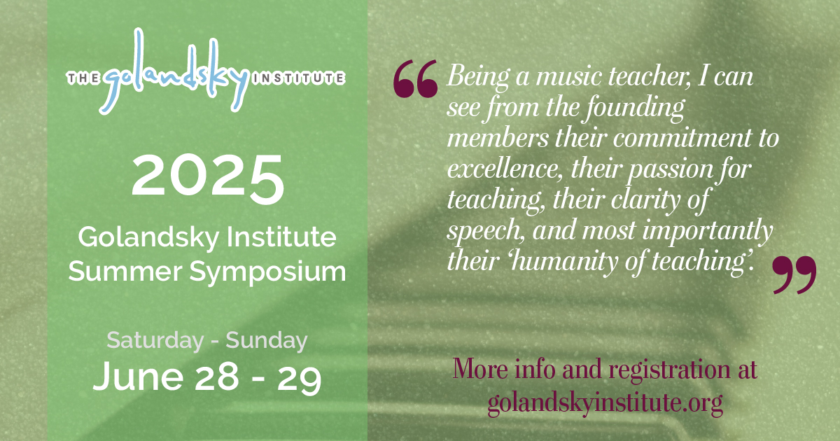 REGISTRATION IS NOW OPEN for the Golandsky Institute Summer Symposium!

Take advantage of the EARLY BIRD DISCOUNT and register now!

mailchi.mp/golandskyinsti…