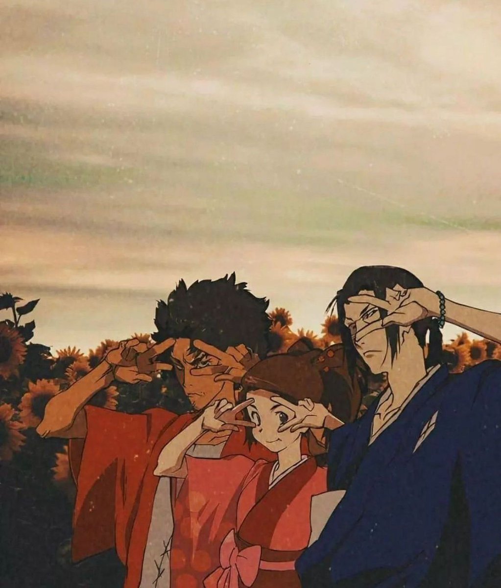 retro_anime's tweet photo. Samurai Champloo (2004) https://t.co/DBenrXqKGy