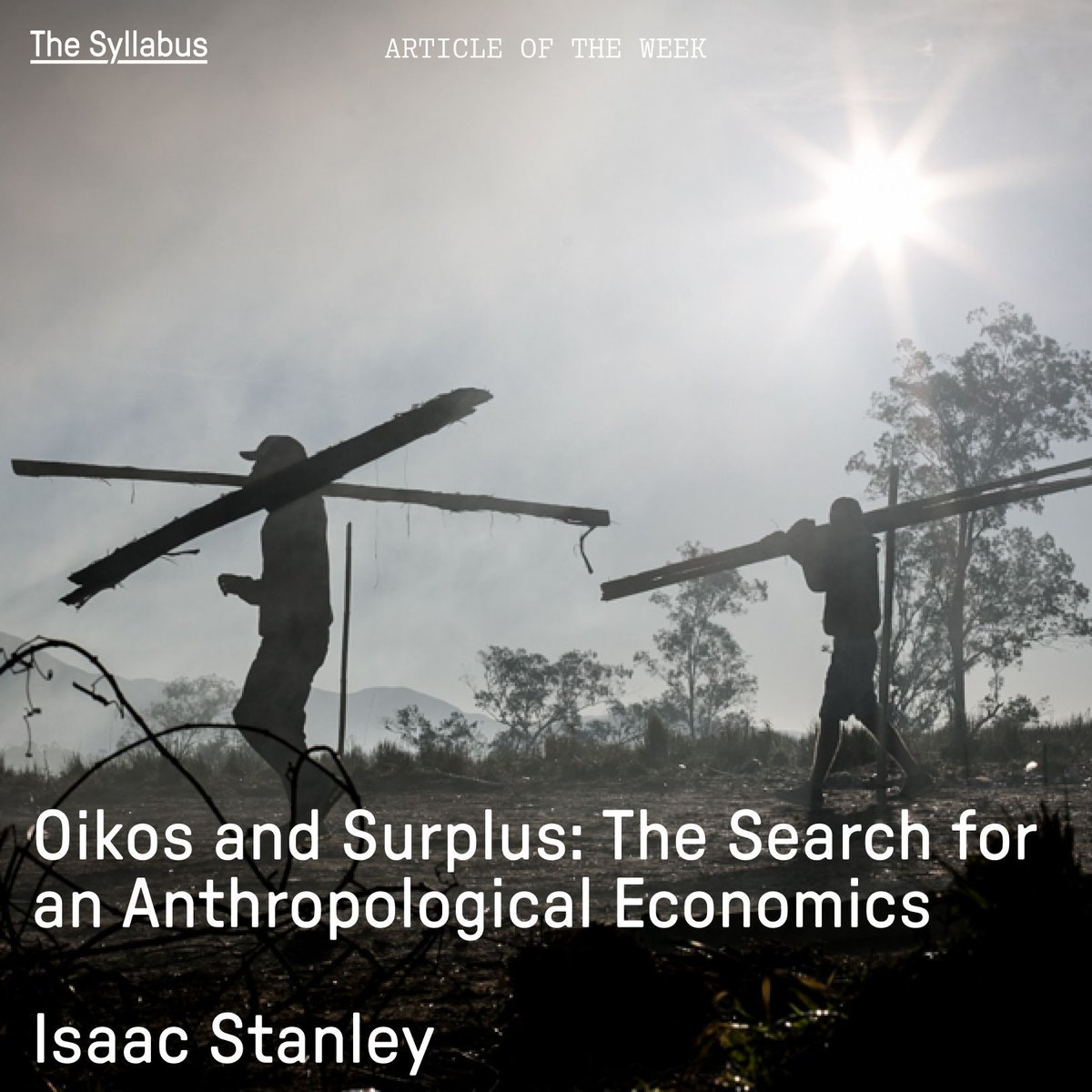 syllabus_tweets's tweet image. How do we shake off the shackles of &quot;homo economicus&quot; and reckon with the messy, deeply human realities of economic life? Our open-access article of the week argues for a renewed &quot;anthropological economics.&quot;

By @isaacmstanley in @ReviewofPE

buff.ly/xqy2RjC