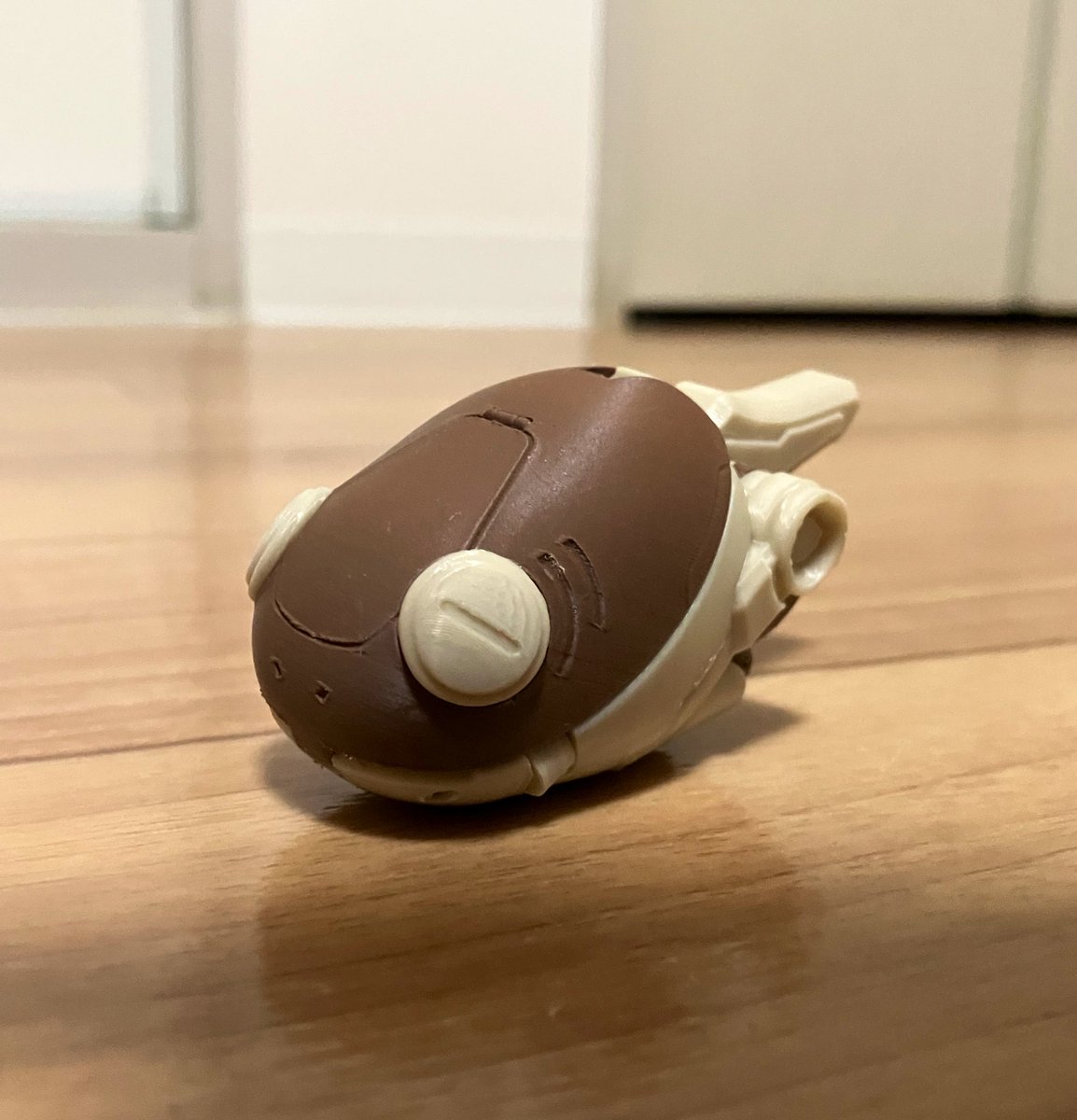 #たまケロ

形状良い感じにできました！！
名前はたまケロです！

目玉の模様は塗装で再現する予定です