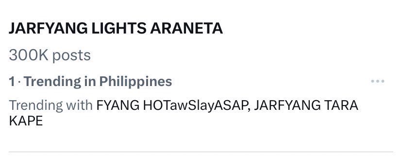 The first-ever Gen11 fandom to reach 300K tweets!

SAT JARFYANG PARIN UUWI