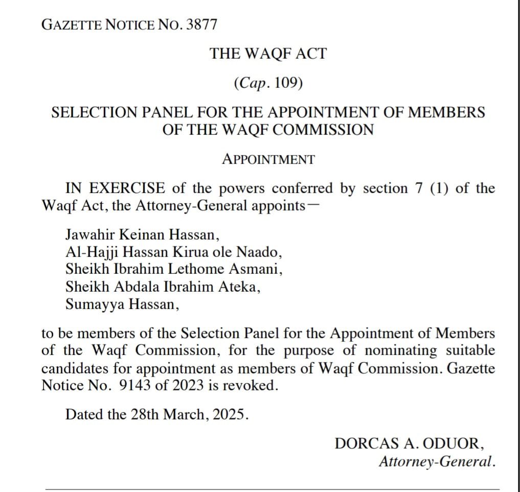 We extend our gratitude to H.E. President <a href="/WilliamsRuto/">William Samoei Ruto, PhD</a> for staying true to his commitment to the Muslim community. 

He had assured that, under the leadership of Attorney General Dorcas Oduor, the long-standing legal challenges affecting the community would be resolved within