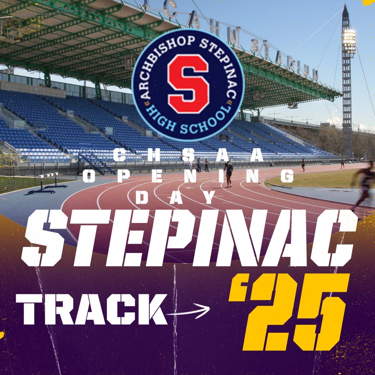 StepinacSports's tweet image. Good Luck to our Varsity Track &amp;amp; Field team on Opening Day at Ichan Stadium in CHSAA Opening Day Meet. @StepinacT