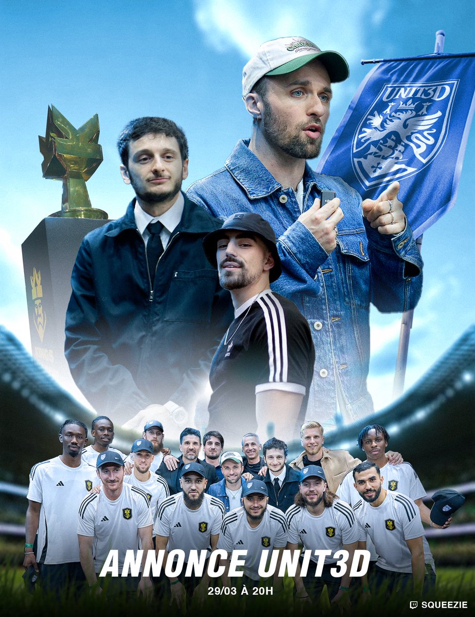 Annonce UNIT3D ✌️

On se retrouve ce soir à 20H sur la chaîne de Squeezie