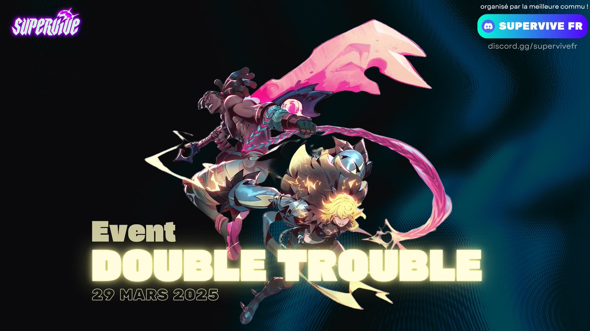 📢COUP D'ENVOI DOUBLE TROUBLE !

🔥 Suivez le tournoi casté par <a href="/Tsunazz1/">Tsunazz</a>  et @LuBiuSgg :  twitch.tv/tsunazz
