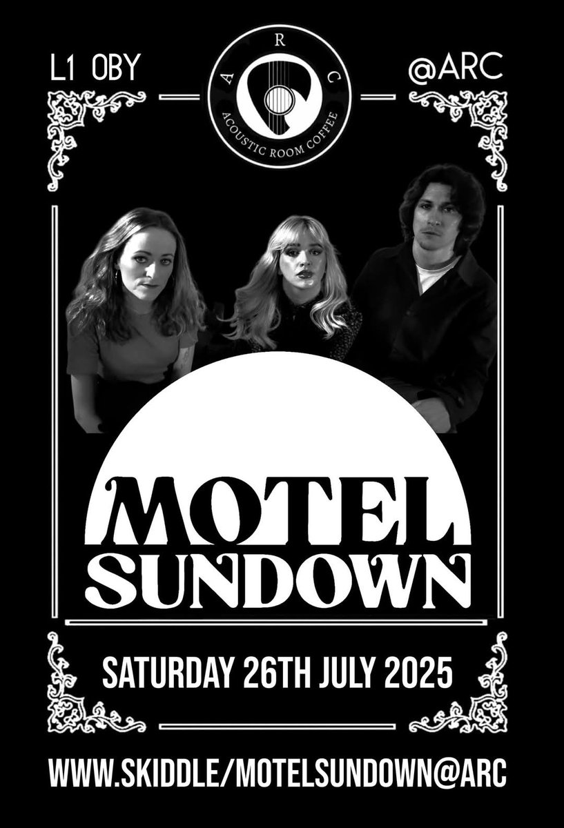 A.R.C @ Camp&Furnace Liverpool (@a_r_c_liverpool) on Twitter photo #ARCLiverpool
Saturday 26th July 2025
<a href="/MotelSundown/">Motel Sundown</a>
@A_R_C_liverpool
67 Greenland Street
#liverpool
L1 0BY
LIMITED TICKETS AVAILABLE
skiddle.com/whats-on/Liver… #ARCLiverpool
Saturday 26th July 2025
<a href="/MotelSundown/">Motel Sundown</a>
@A_R_C_liverpool
67 Greenland Street
#liverpool
L1 0BY
LIMITED TICKETS AVAILABLE
skiddle.com/whats-on/Liver…