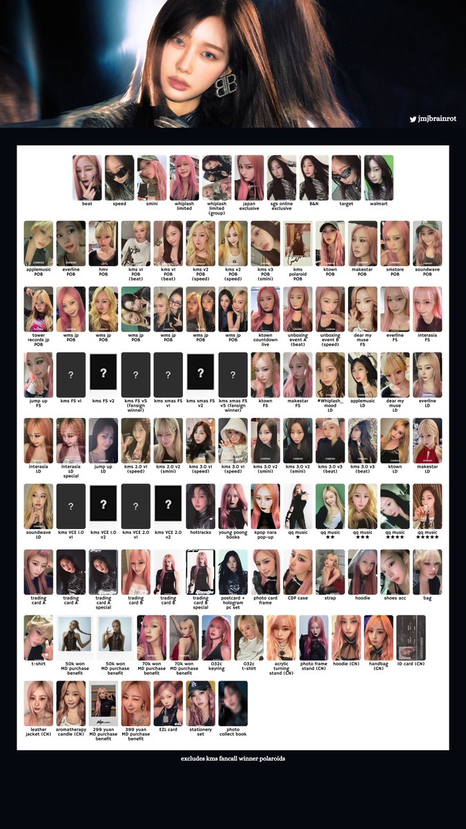 💿 aespa 5th mini album - whiplash complete photocard template