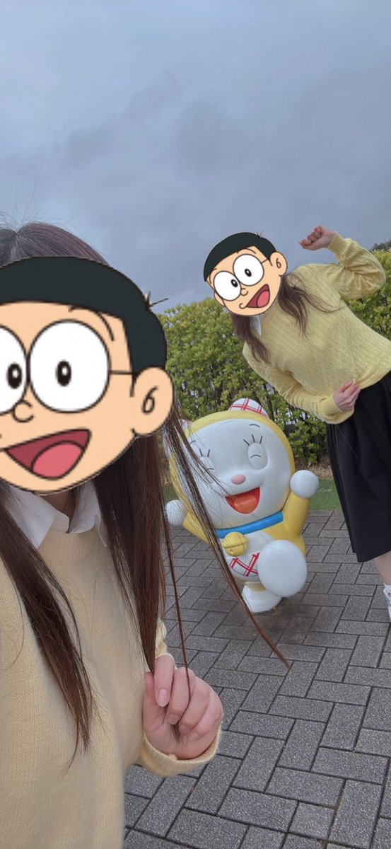 917_ayk's tweet photo. まりちゃんとのび太コーデでミュージアムに行ってきたよ🥰楽しい1日だった✌️ https://t.co/YPr2C6IV8U