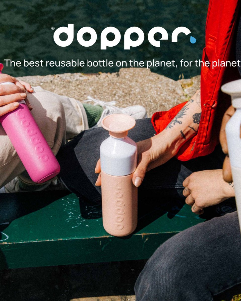 Join the movement with the Dopper! 🌍💧 A reusable bottle that’s good for the planet and your hydration game. Sip sustainably and make a difference every time you refill! #EcoFriendly #SustainableLiving #Dopper