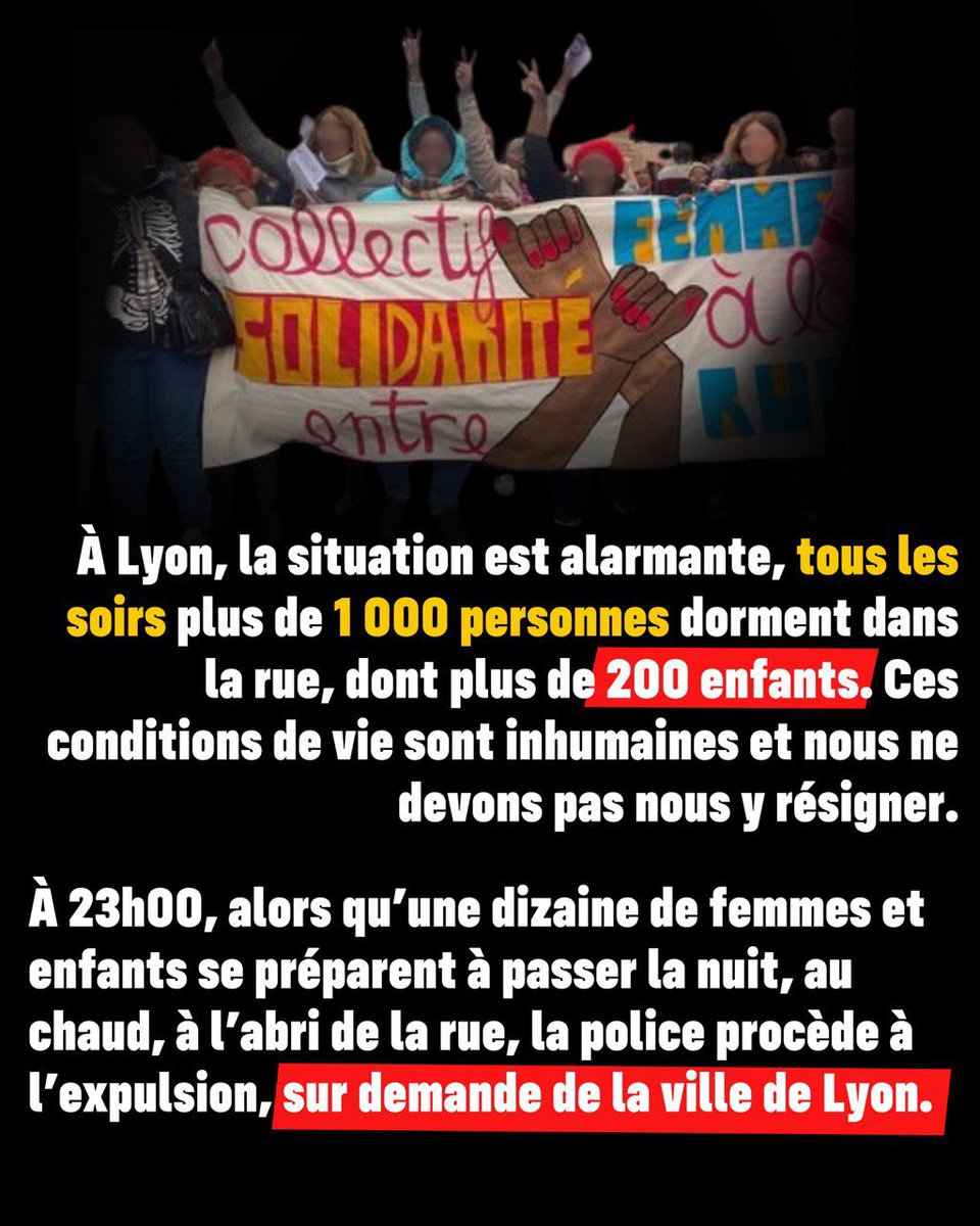 Pas d’expulsion sans relogement ! ✊
Soutien au <a href="/CollectifSfr/">Collectif Solidarité entre Femmes à la rue</a> 

Suite du communiqué 👇🧵