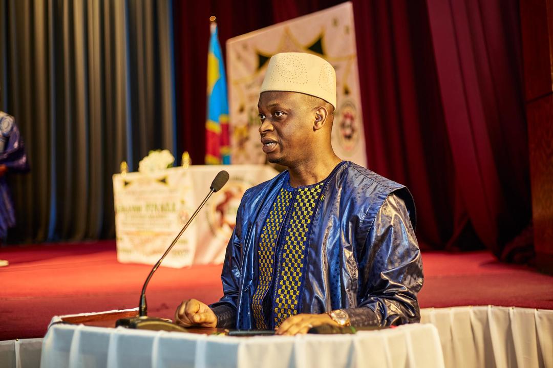 On Sunday, 23rd March, I delivered a goodwill message at the Grand Final of the Competition for Memorizing and Reciting the Holy Quran held in the Hall of the DRC National Assembly. 
Unprecedented demonstration of religious freedom and secular nature of the Congolese Nation.