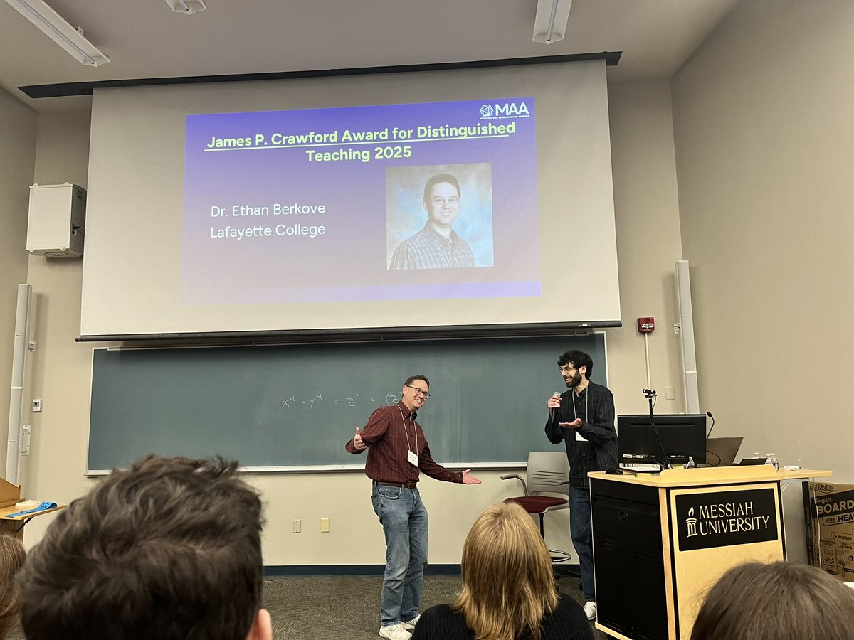 Congratulations, Dr. Ethan Berkove, our 2025 Crawford Award Winner!! <a href="/LafCol/">Lafayette College</a>