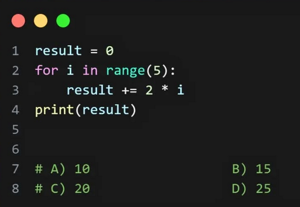 Python_Dv's tweet image. Python Question / Quiz;
What is the output of the following Python code, and why? 🤔🚀 Comment your answers below! 👇
#python #programming #developer #programmer #coding #coder #softwaredeveloper #computerscience #webdev #webdeveloper #webdevelopment #pythonprogramming…