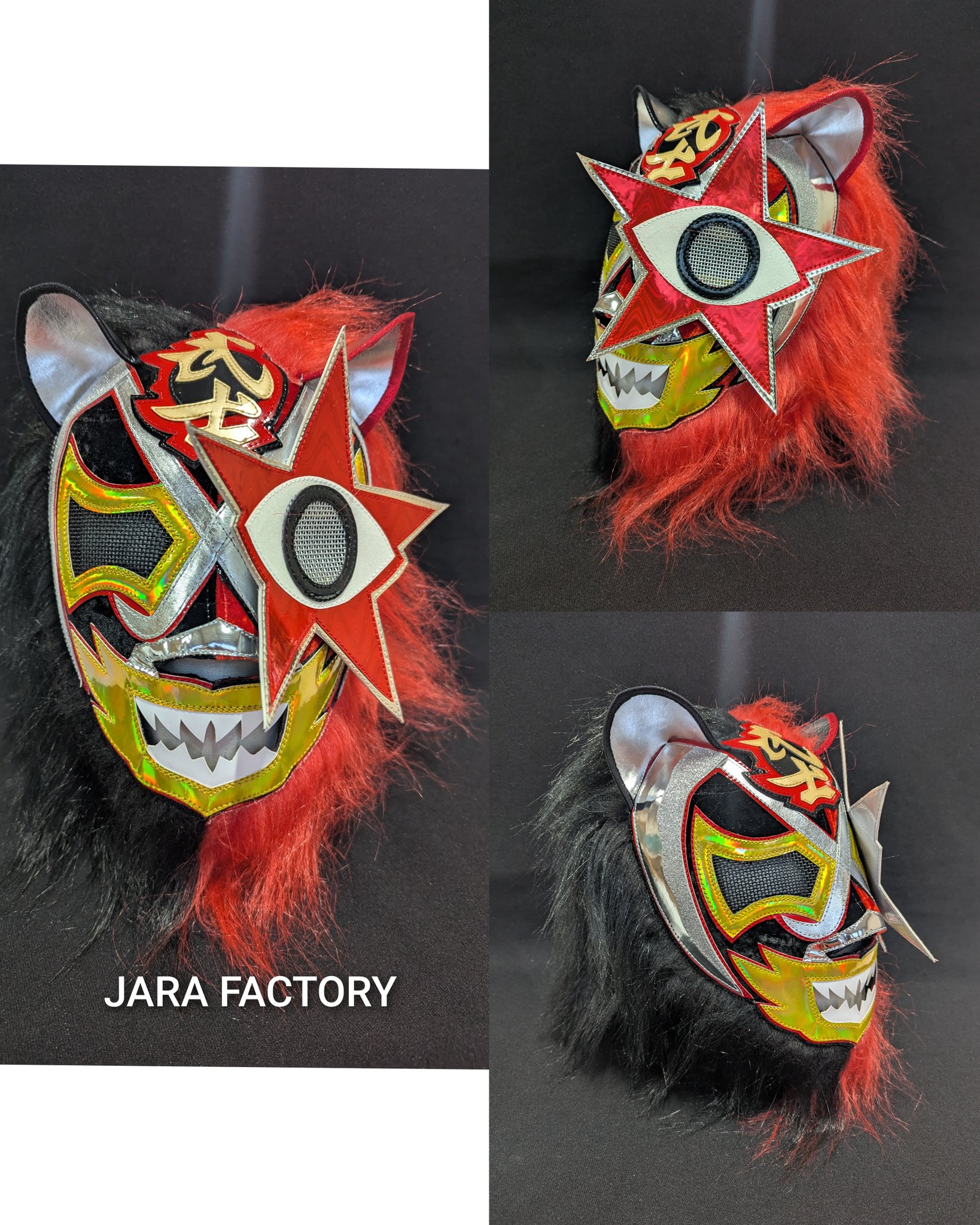 プロレス マスクマン バンバンビガロ ganjaman 大麻堂 マフラー