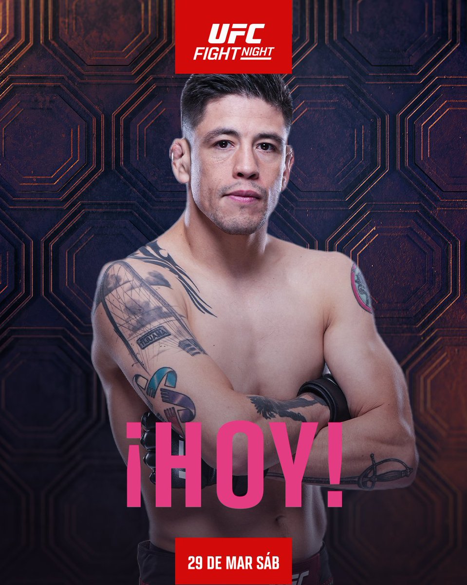 ¡LLEGÓ EL DÍA!🇲🇽💥👊🇲🇽 
#UFCMéxico