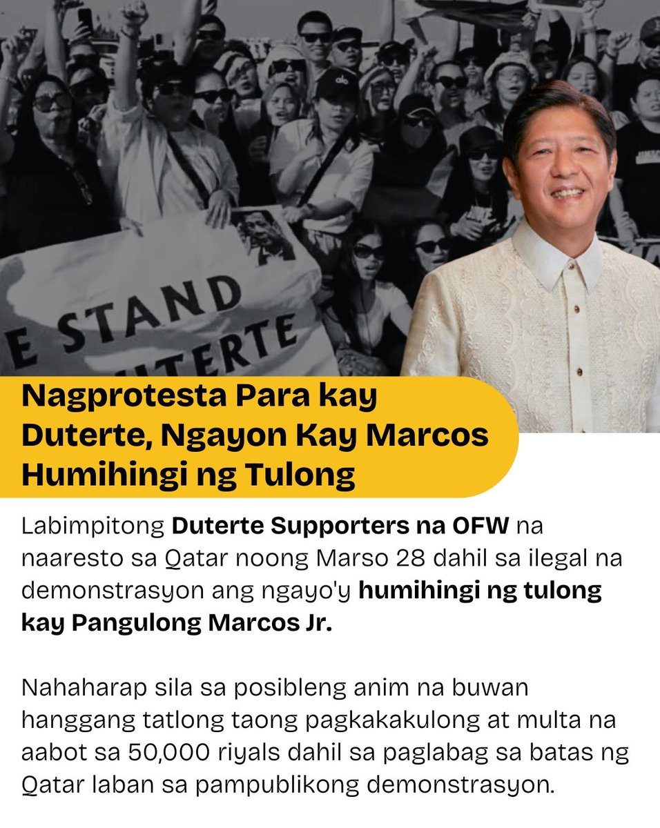 Habang ang mga DDS na ito ay humaharap sa mabigat na parusa, ironic na si Pangulong Marcos Jr. pa ang kanilang tinatakbuhan para humingi ng tulong — ang mismong lider na kanilang binabatikos sa kanilang mga protesta.