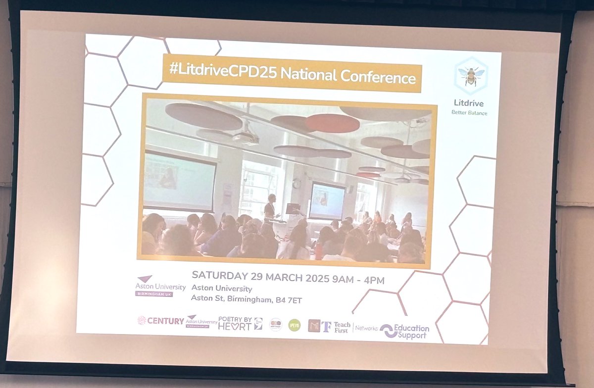 Hayley (@hay__b) on Twitter photo It’s a great morning at the #LitdriveCPD25 conference at <a href="/AstonUniversity/">Aston University</a> . The sun is shining and the room is full of English teachers. Perfection. It’s a great morning at the #LitdriveCPD25 conference at <a href="/AstonUniversity/">Aston University</a> . The sun is shining and the room is full of English teachers. Perfection.