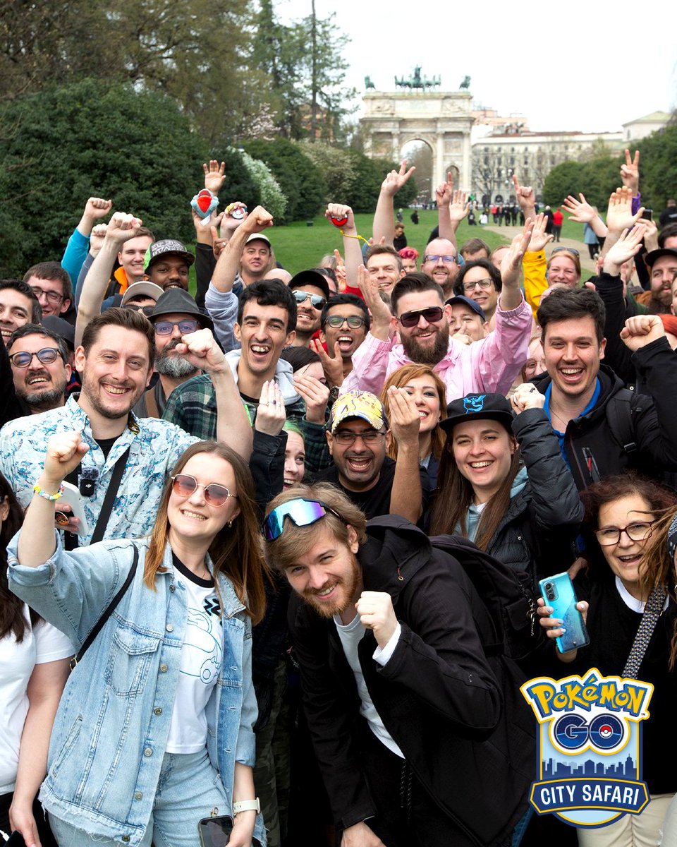 PokemonGOit's tweet photo. Lo sai che durante #PokemonGOCitySafari puoi effettuare fino a cinque scambi speciali 🤝 al giorno OVUNQUE a #Milano🤯? 🤩🇮🇹
Condividi nei commenti il tuo Codice Allenatore e trova un amico👇🔢

#PokemonGO #friendship #Pokemon #PlayTogether #Italy #events https://t.co/rWaXqvkk1h
