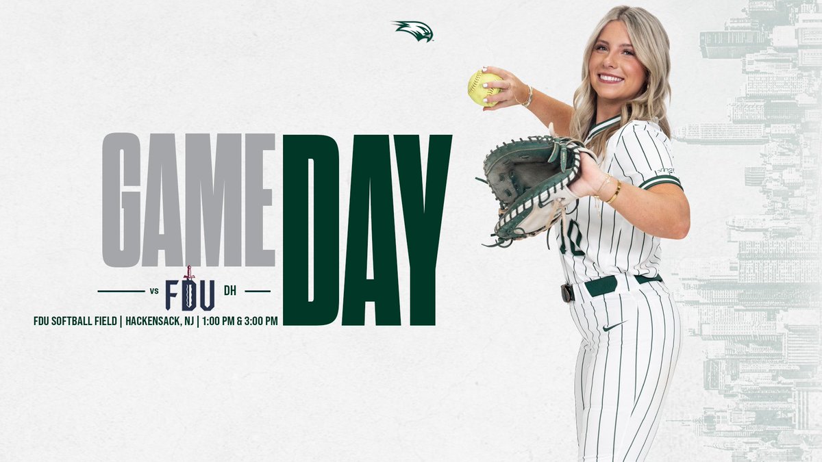 Back In Action‼️🥎

🆚 FDU (DH)
⏰ 1:00 PM &amp; 3:00 PM 
📍 Hackensack, NJ
🏟️ FDU Softball Field 
📺 NEC FRONT ROW ⏩ shorturl.at/DOQz9