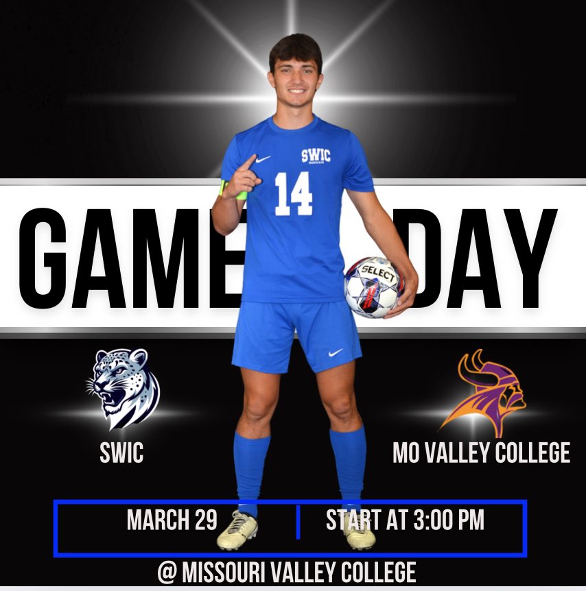 Game Day!  We’re heading to Missouri Valley College to take on the Vikings!  

🗓️ - 3/29/25
⏰ - 3:00 pm
📍 - Marshall, MO