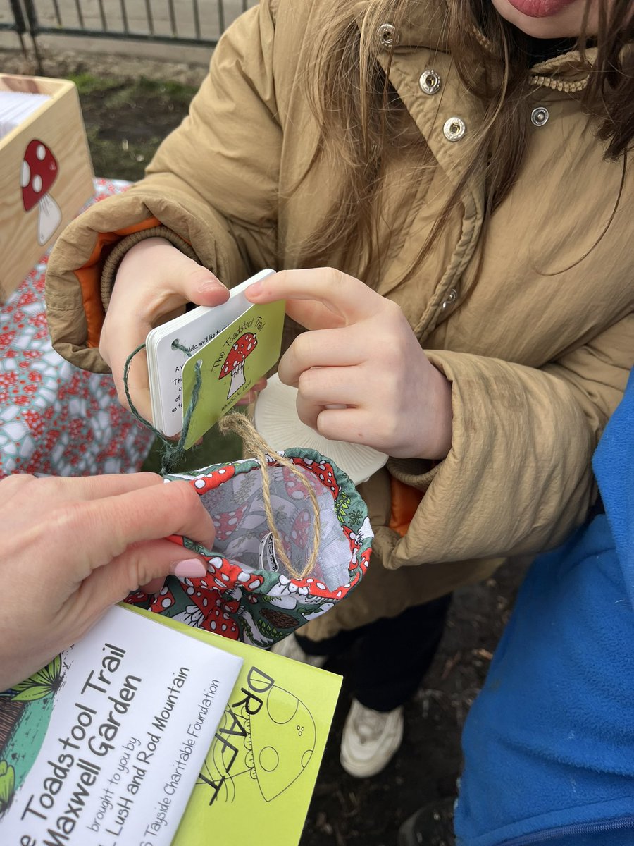 A lovely morning spent at the grand opening of <a href="/WhimSicALLusH/">🌿 WhimSicAL LusH 🌿</a> Toadstool Trail at the Maxwell Centre in Dundee today. A beautiful example of play in the community 🍄