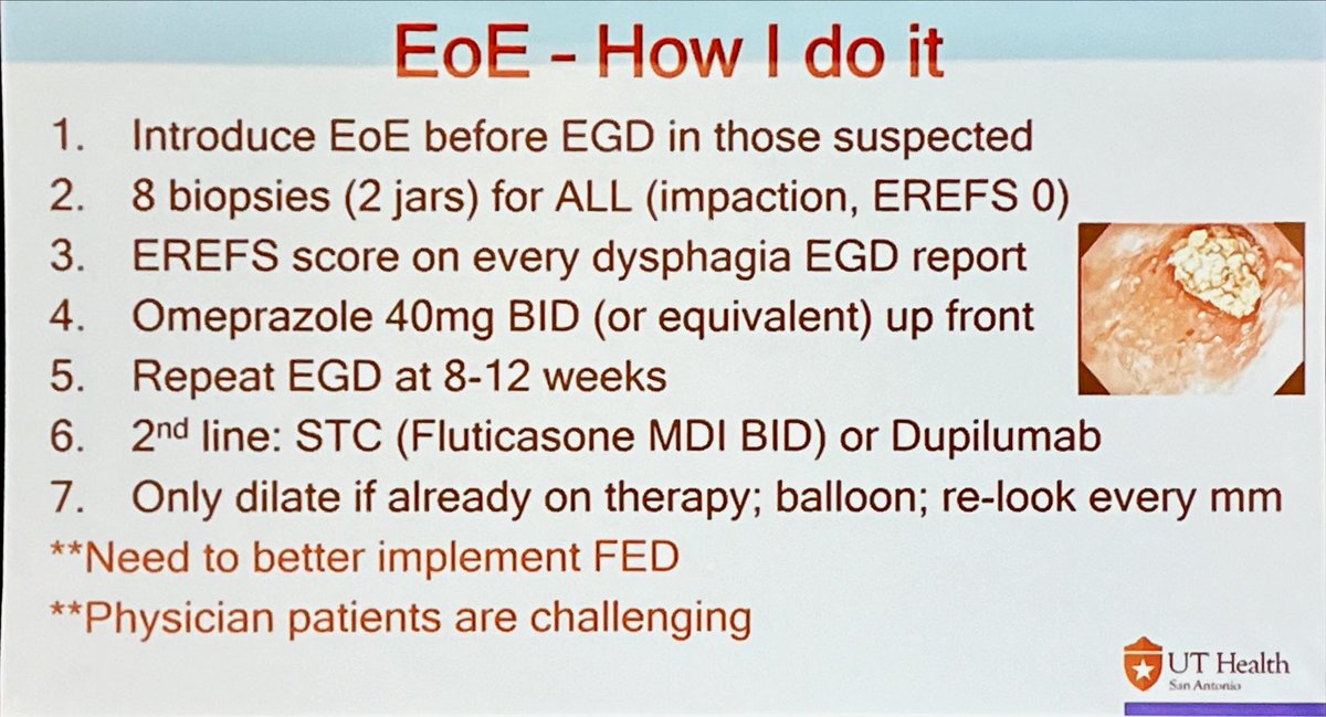 Kicking off South Texas Updates in General GI with an awEsOmE talk on Eosinophilic Esophagitis in 2025 by our beloved program director Dr. Brock Miller!