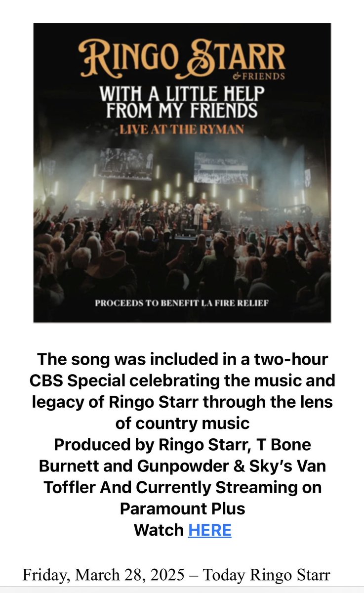 #RingoStarr (@ringostarrmusic) on Twitter photo 