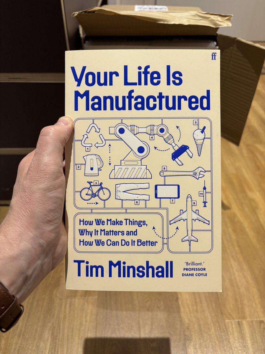 “If you want to under­stand how tech­no­logy is chan­ging our world, then this is an excel­lent book that is well worth your time.”

Thanks to <a href="/MoneyWeek/">MoneyWeek</a> for this review of ‘Your Life is Manufactured’

pressreader.com/uk/money-week/…

#books #nonfiction #manufacturing