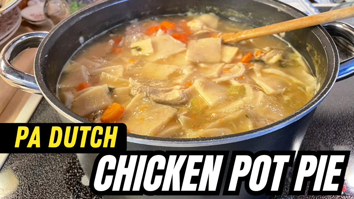 Easy Pennsylvania Dutch Chicken Pot Pie Recipe youtu.be/bRJOGKyJMs8?si… via <a href="/YouTube/">YouTube</a>