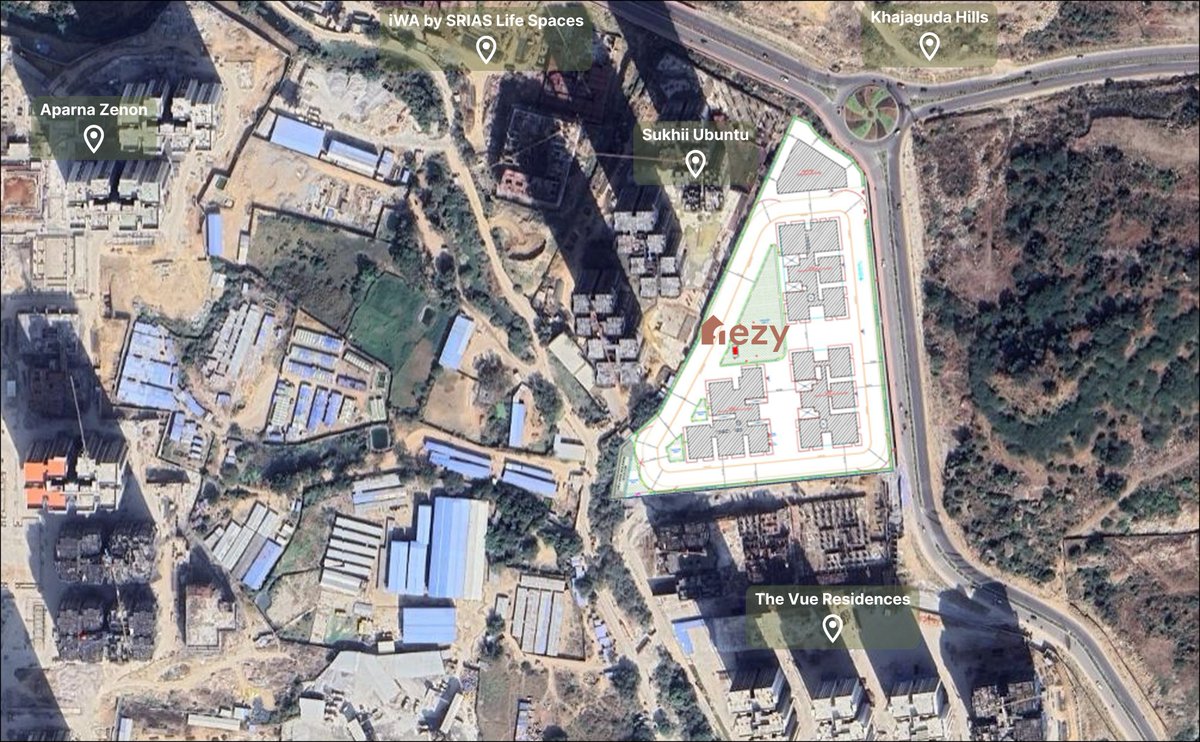 rezy_in's tweet photo. Preliminary approvals have been filed for a residential project in Puppalaguda featuring 3 towers of 4P+59 floors, with some space dedicated for retail.
The site was originally approved for a Mall & Office project.
#ProjectAlert #HyderabadRealEstate 🏘️ https://t.co/EeNnENNYpr