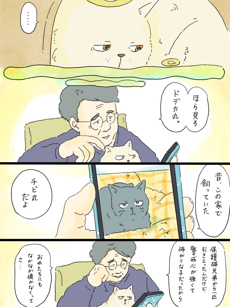 天国シリーズ「チビ丸とドデカ丸」(3/3) 読んでいただき…本当に