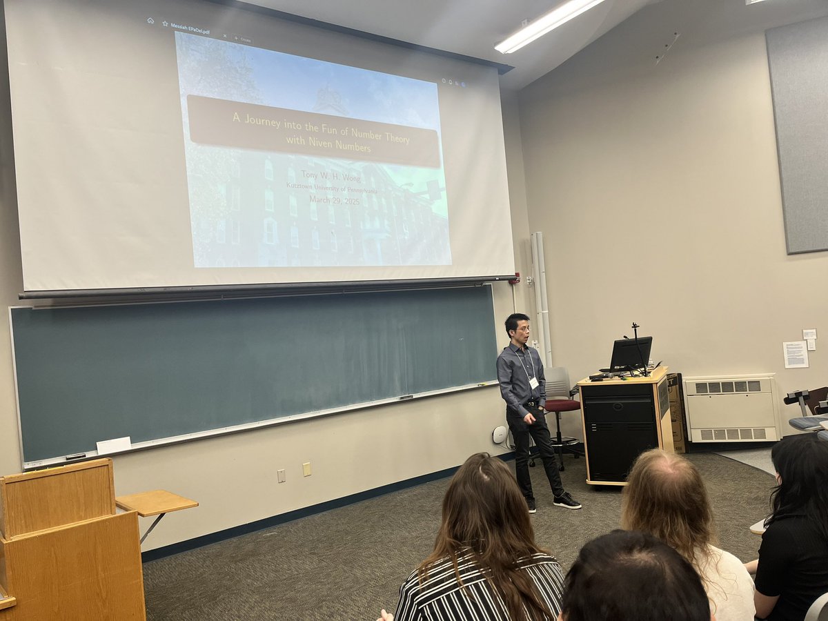 Brian Kronenthal introducing BFF Wing Hong Tony Wong was an adorable way to start the Spring meeting! First invited talk starting now! 🩷🩷