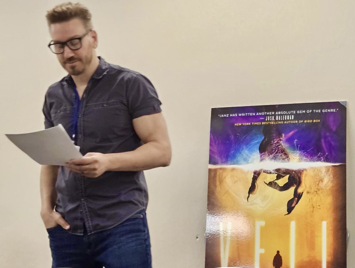 Reading from VEIL last night.