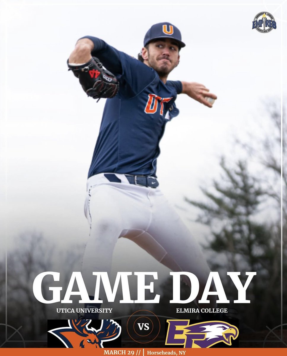 Pioneer Baseball is on the go today ⚾️💨

They head to Horseheads for a huge doubleheader against Elmira to continue Empire 8 play!

⏱️ - Game 1 - 1:00 PM
🆚 - Elmira
📍 - Horseheads, NY
📊 - athletics.elmira.edu/sidearmstats/b…
📺 - empire8network.com/elmira/

#FearTheMoose #GoPioneers