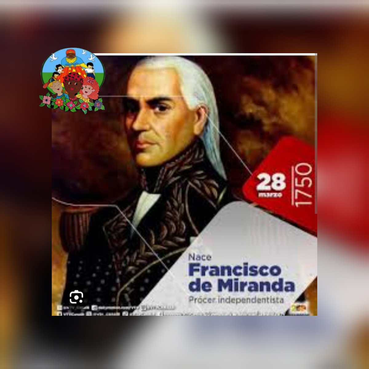 ejb_CEIAEJB's tweet photo. #Importante Conocido como El Primer Venezolano Universal y El Americano más Universal, Francisco de Miranda fue partícipe de la Independencia de los Estados Unidos, de la Revolución Francesa y posteriormente de la Independencia de Venezuela.#laeducacioninicialesprimero https://t.co/7eN2thzbAt