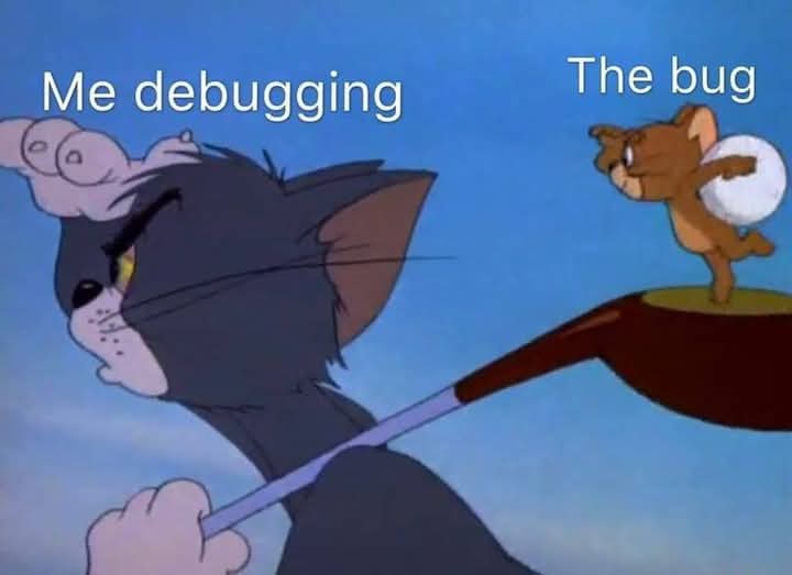 techsrinisspace's tweet image. Literally me trying to debug...

Shared post...