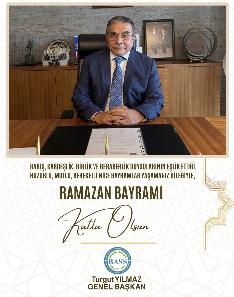 Barış,Kardeşlik birlik ve beraberlik duygularının eşlik ettiği, huzurlu, mutlu,bereketli bayramlar  yaşamanız dileğiyle, #ramazanbayramıkutluolsun