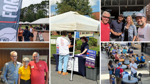 WakeForward's tweet image. We need your support! Your donation helps us boost Forward-aligned candidates, organize events, and provide solutions beyond the two-party system. Every dollar builds a better future for North Carolina. Join us and donate today! northcarolinaforwardparty.com/donate