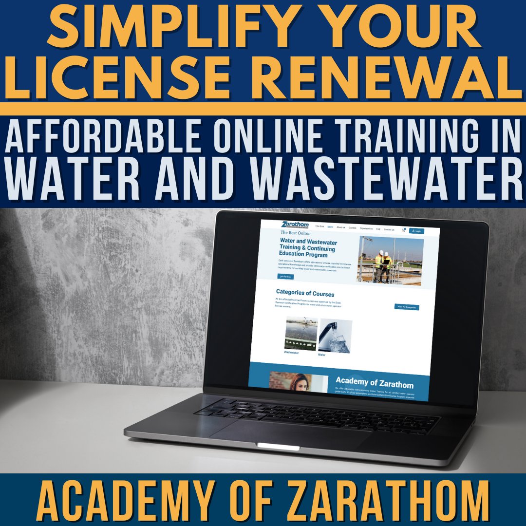 Zarathom_Online's tweet image. 💧 Earn contact hours at l8r.it/0UxP 

#WastewaterTraining #WaterIndustry #OperatorCertification #EarnContactHours #WaterProfessionals #WastewaterOperators #AffordableLearning #AcademyOfZarathom #OnlineTraining #UtilityWorkers #Zarathom #WastewaterManagement