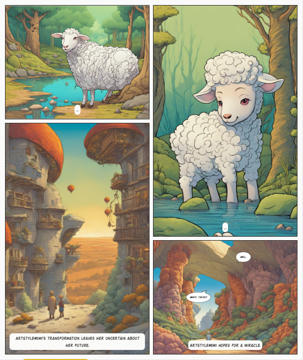 NftKenisha's tweet image. Hey, dreamers! 🐑 ArtStyleMimi #2 drank enchanted water and turned into a sheep. She’s cute, fluffy, and seeking love. Got someone in mind? Share below! 💕✨ #SheepLove #ThreadStart  )🙂