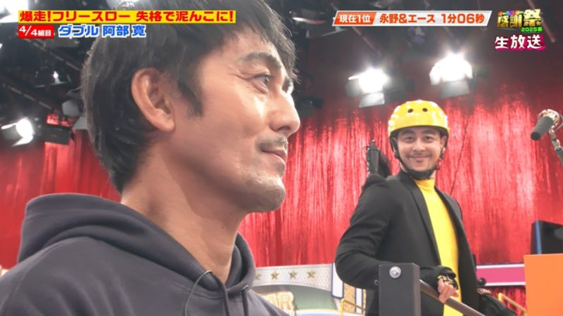 「屈辱ですよ」と言いつつも共演OKし、念願の「ダブル阿部寛」達成だ。
共演OKした阿部寛さんも、ラパルフェ・都留さんもベストを尽くしているっ👍！