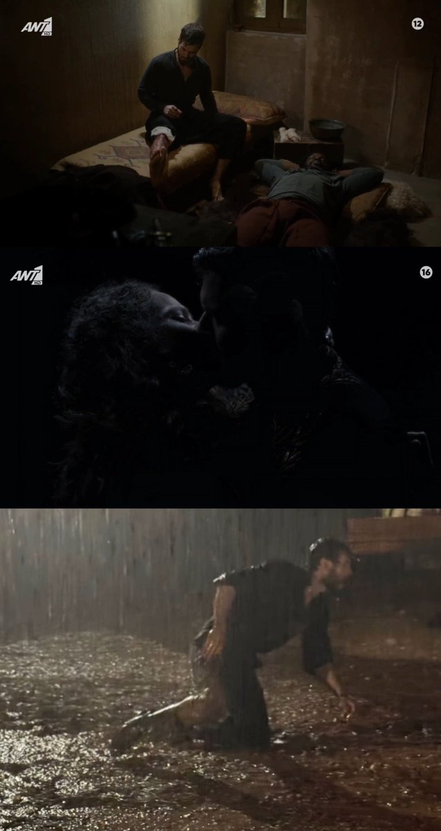 Στο ίδιο σημείο η πληγή, τα ίδια ρούχα ακριβώς μετά τη σκηνή που συναντήθηκαν μισό πεθαμένοι και οι δύο! Τι να σημαίνει άραγε;🤔 Μήπως θα γίνει κάτι και θα αλλάξουν οι εξελίξεις και στους 3 αιώνες;🤔  Μία απλή σκέψη! 
#παναθεμασεσιντοροφ