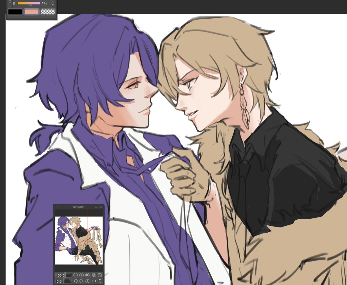 nagisa7648's tweet image. #ratiorine wip
