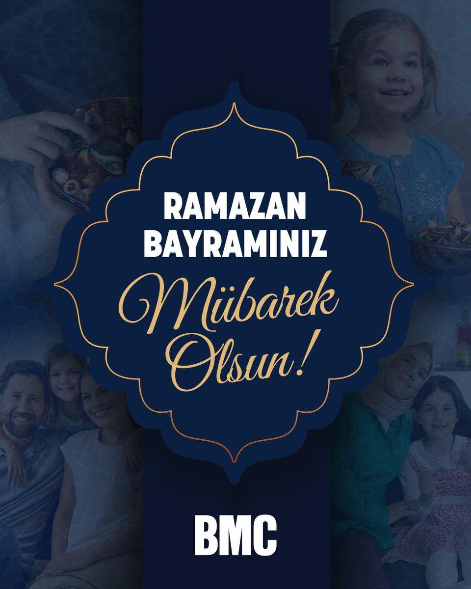 Sevdiklerinizle birlikte sağlık, huzur ve bereket dolu bir Ramazan Bayramı geçirmenizi dileriz.

Bayramınız mübarek olsun!✨

#RamazanBayramı